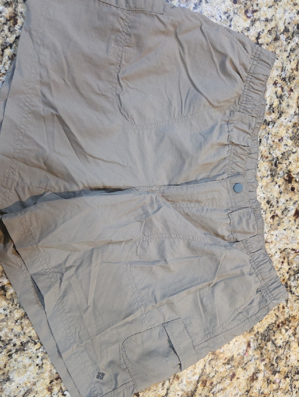 Men's Casual Elastic Waist Shorts - Taupe Columbia Large